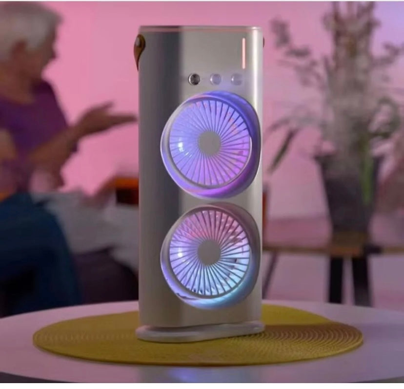 Trisoft 3 Kademeli Buharlı Çift Fanlı Hava Soğutucu